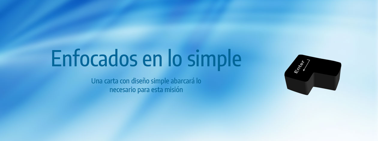 Enfocados en lo simple