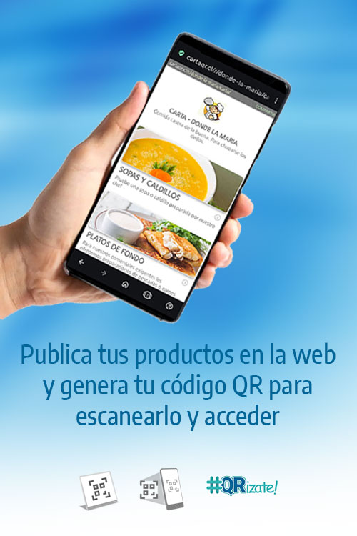 Cartaqr.cl publica tus productos en linea y accede con un codigo QR